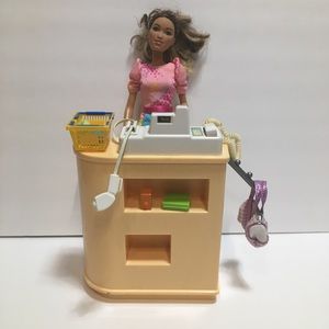 Barbie store cashier playset